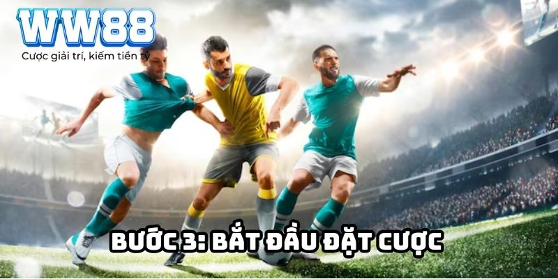 Bước 3: Bắt đầu đặt cược 